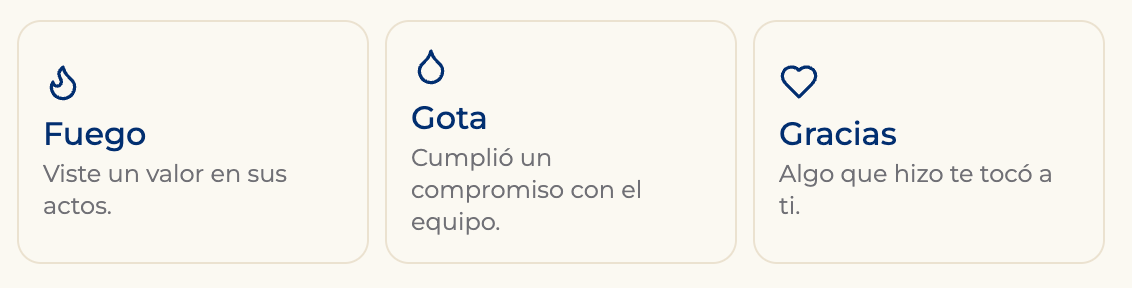 Reconocimientos de la fogata en la app